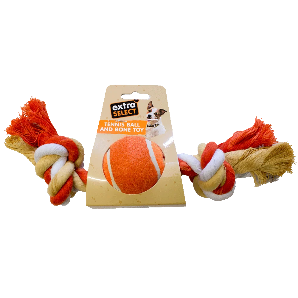 Extra Select Tennis Ball and Bone Dog Toy