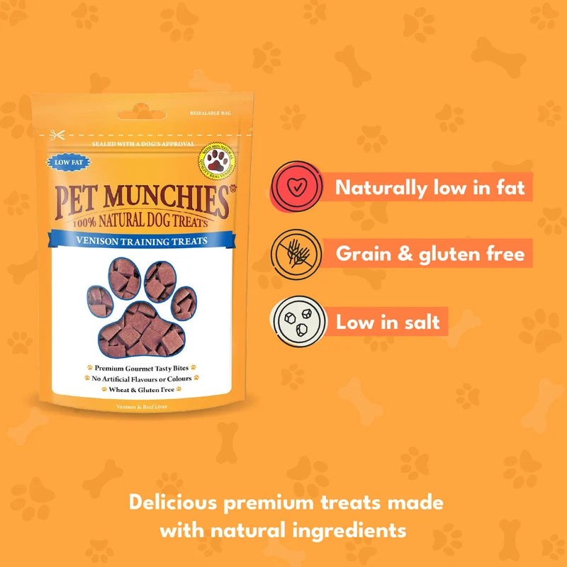 Pet Munchies Venison Training Treats 50g
