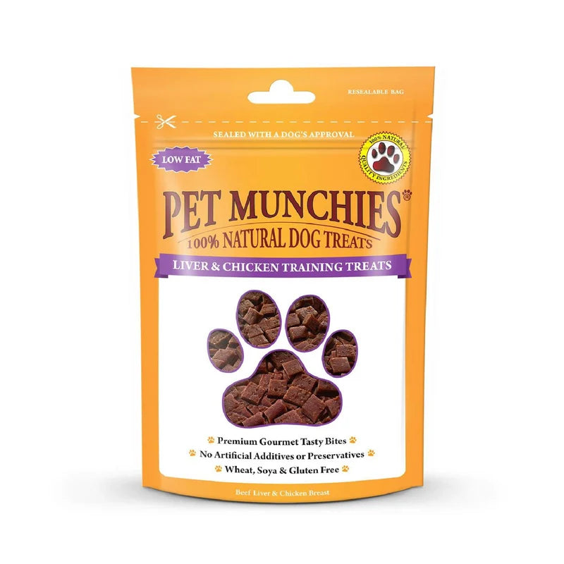 Pet Munchies Chicken & Liver Training Treats 50g