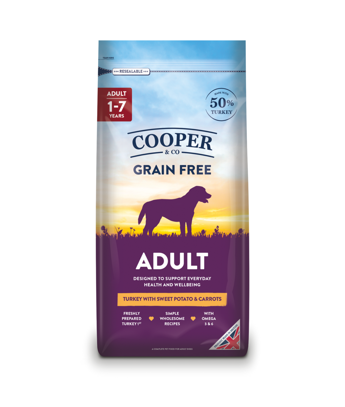Cooper & Co Adult Turkey with Sweet Potato & Carrots 1.5kg