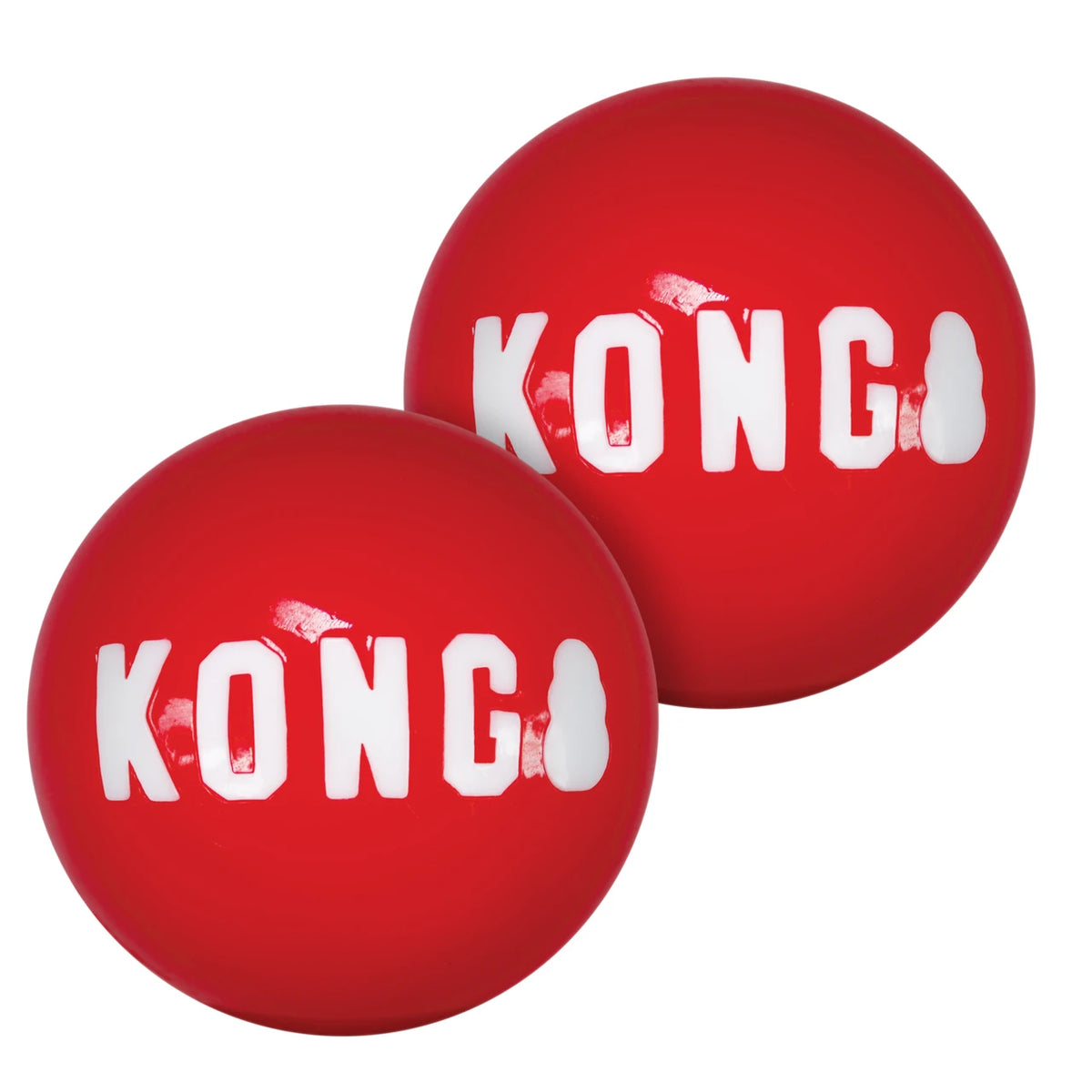 Kong Signature Balls 2 Pack Medium