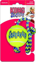 Kong Squeakair Ball with Rope