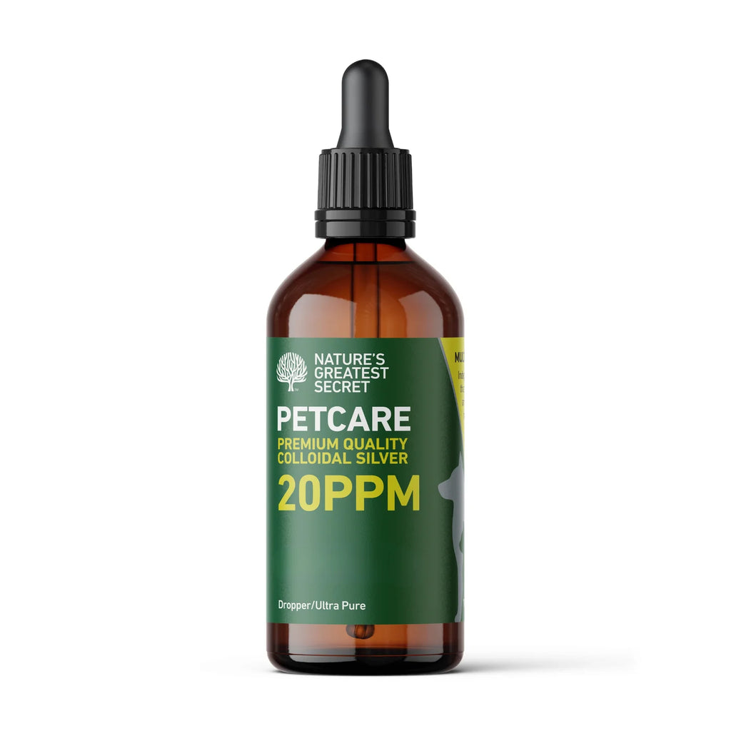 Colloidal Silver Petcare 20ppm Dropper Bottle – 100ml