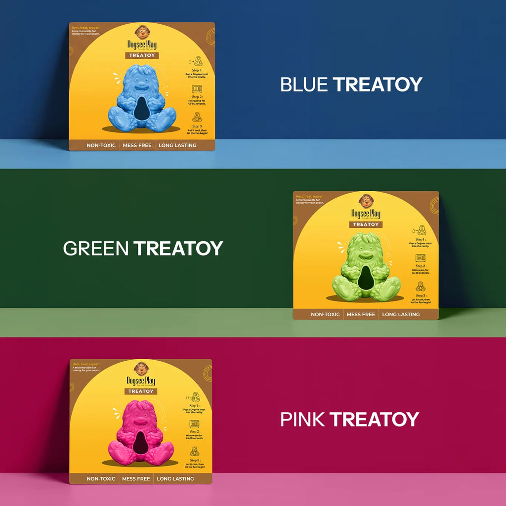 Dogsee Treat Toy Blue