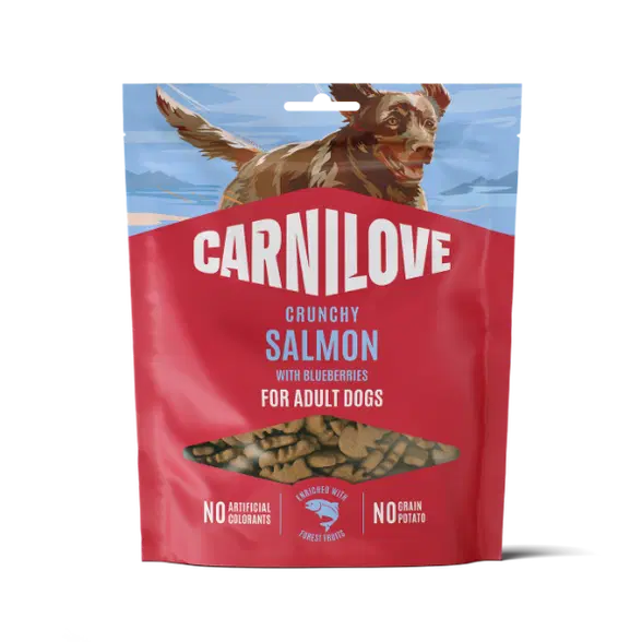 Carnilove Salmon with Blueberries Crunchy Treat 200g