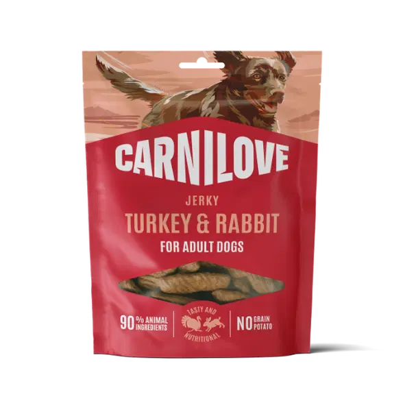 Carnilove Turkey & Rabbit Jerky Treats 100g