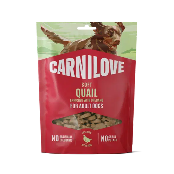 Carnilove Quail with Oregano Soft Treats 200g
