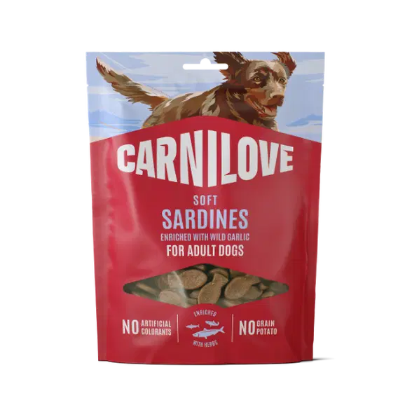 Carnilove Sardines with wild Garlic Soft Treats 200g