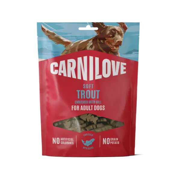 Carnilove Trout with Dill Soft Treats 200g