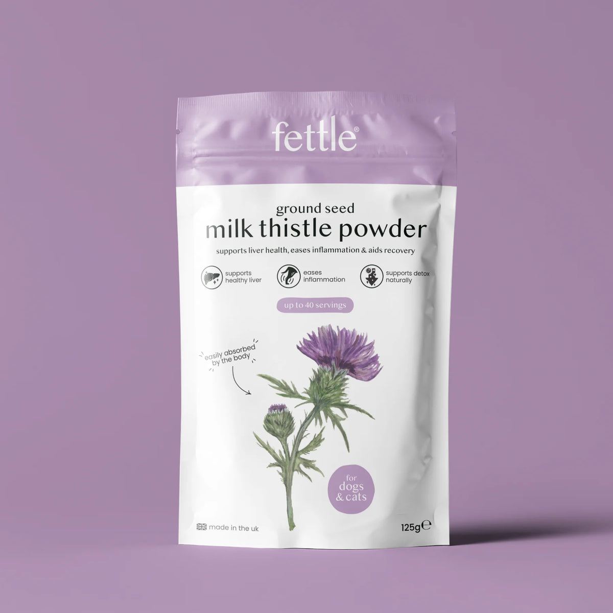 Fettle Milk Thistle Powder 125g