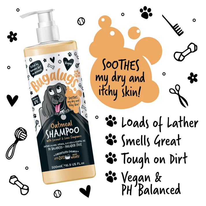 Oatmeal Dog Shampoo with Coconut & Lime Fragrance 200ml