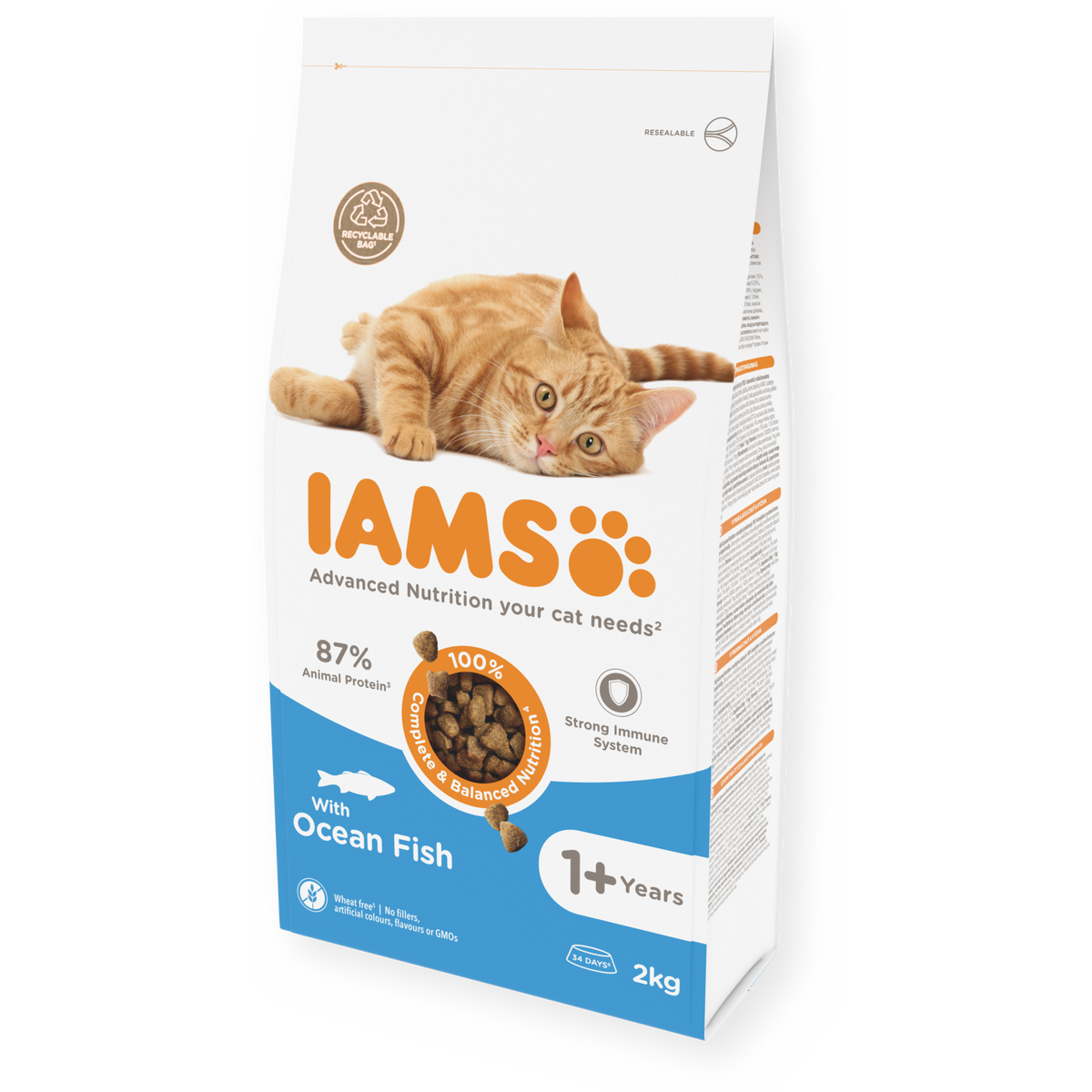 IAMS Dry Food Adult with Ocean Fish 2kg