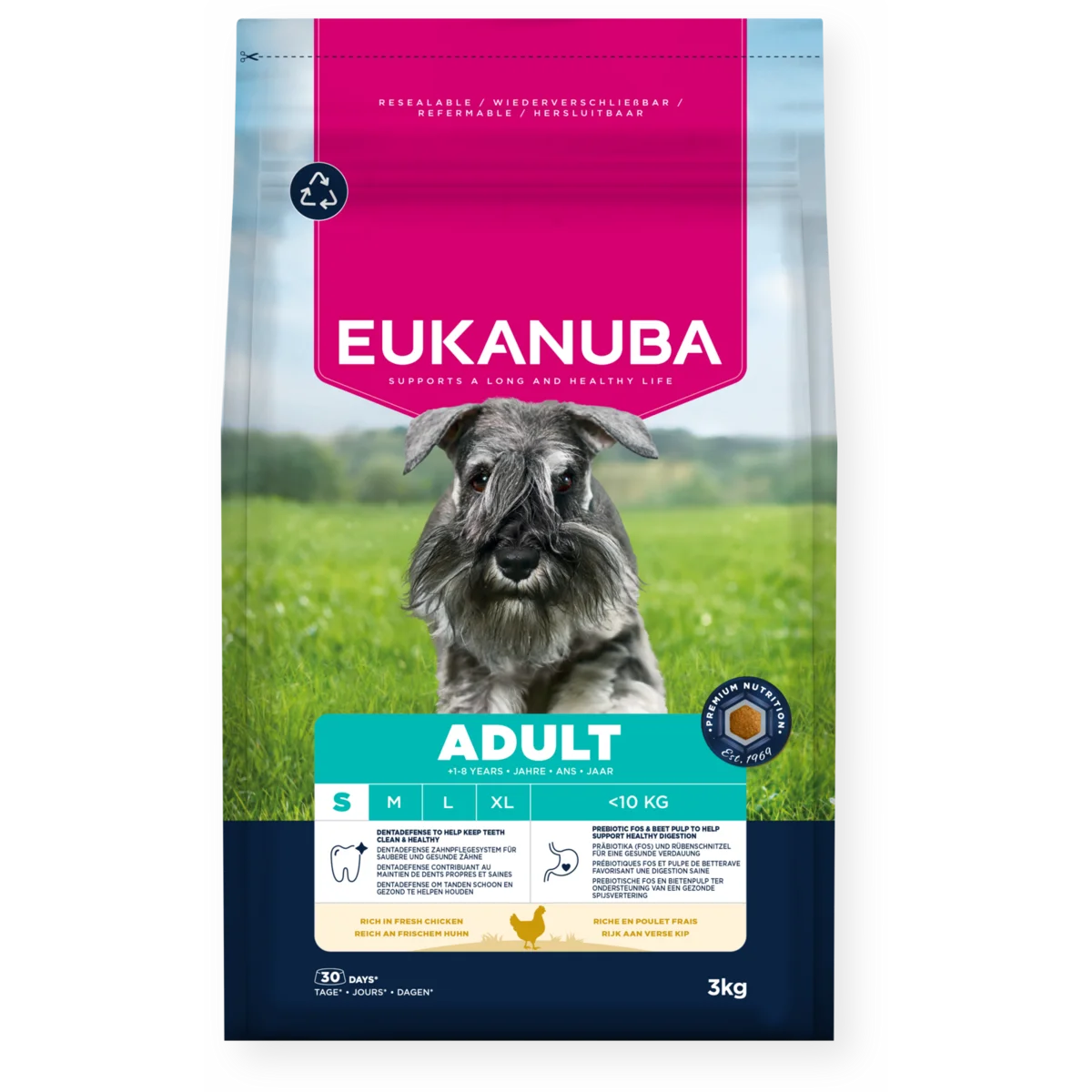 Adult Small Breed Rich in Fresh Chicken 3kg