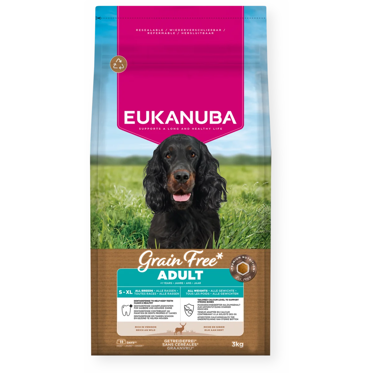 Grain Free* Adult All Breed Rich in Venison