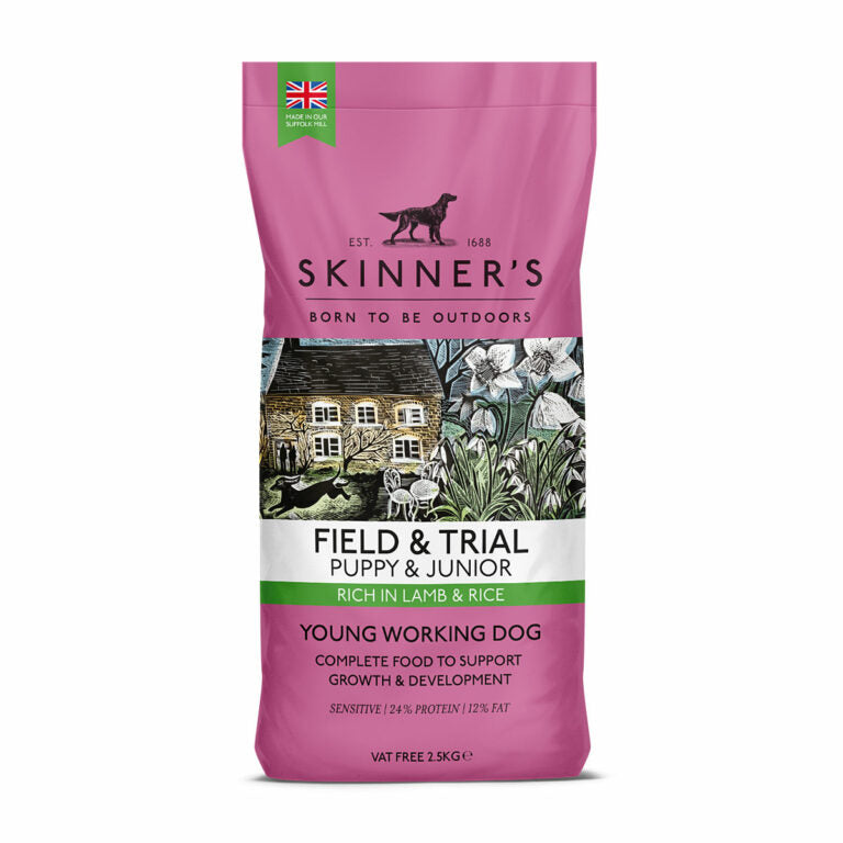Skinners Field & Trial  Puppy & Junior Rich In Lamb & Rice