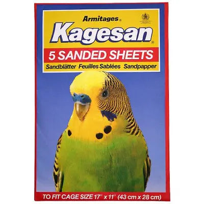 Kagesan Sanded Sheets Red 5 pack (43x28cm)
