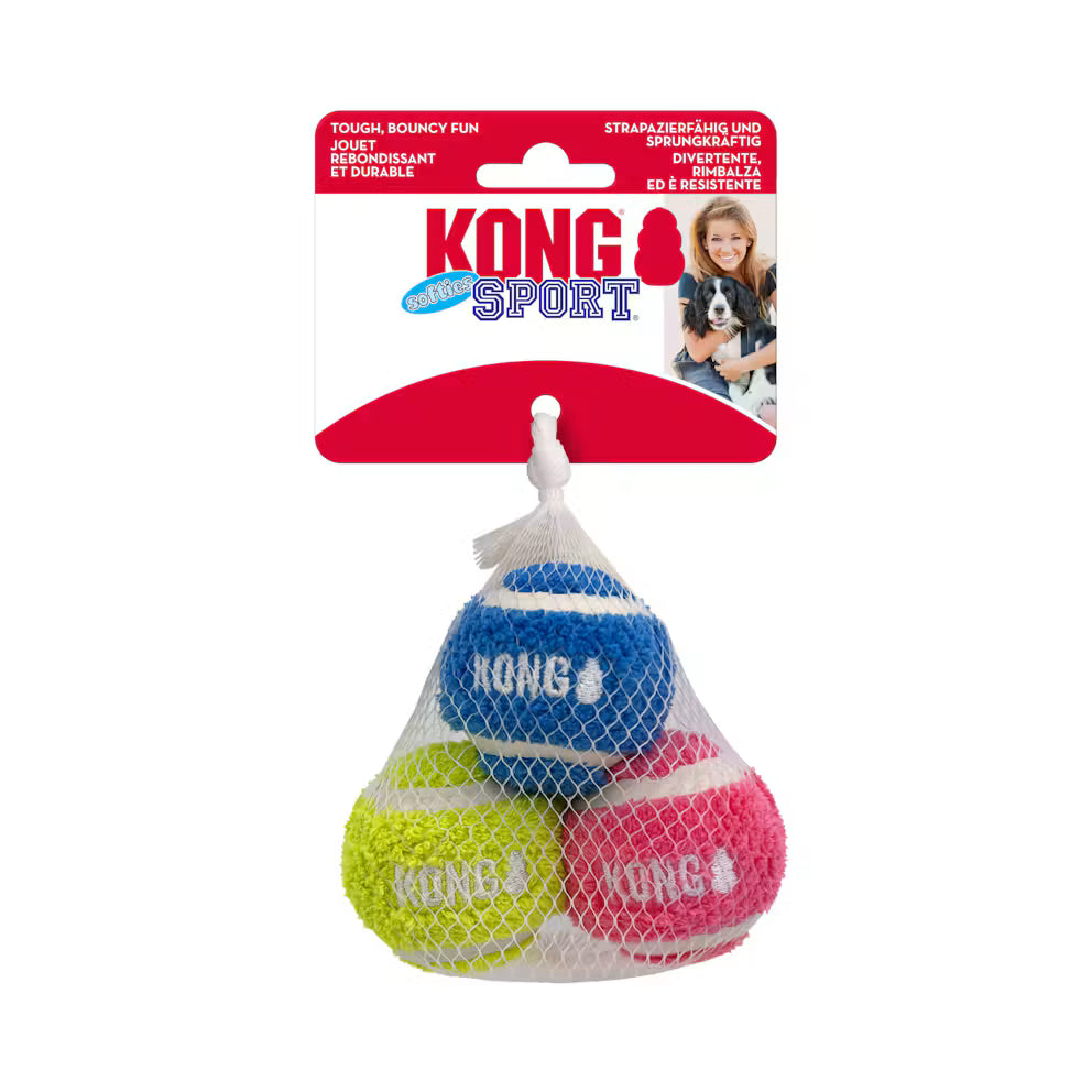 Kong Softies Sport Ball 3 Pack Small