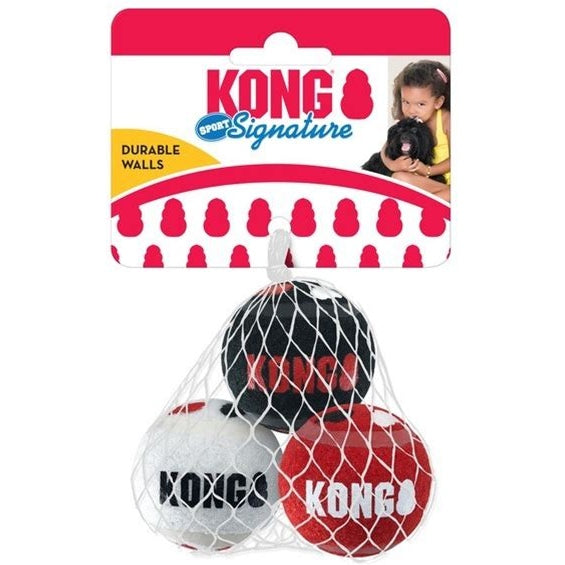 Kong Signature Sport Balls 3 Pack Small